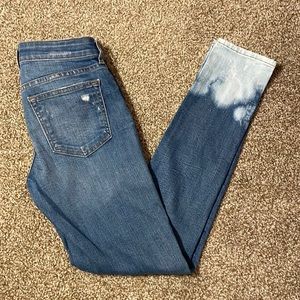 Rich and Skinny Light Wash Bleached Skinny Jeans
